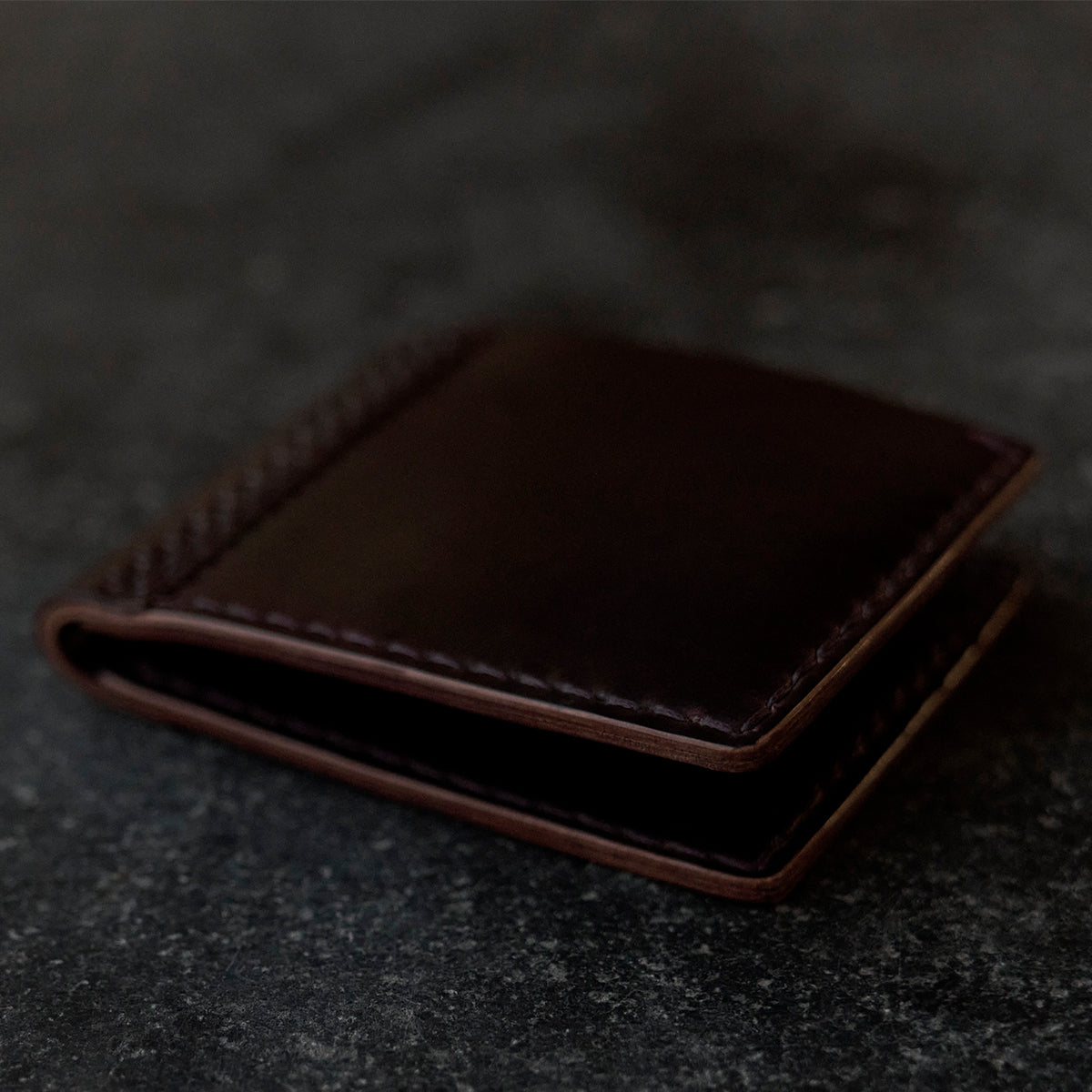 Shell Brogue Wallet No. 40 | Marble Green