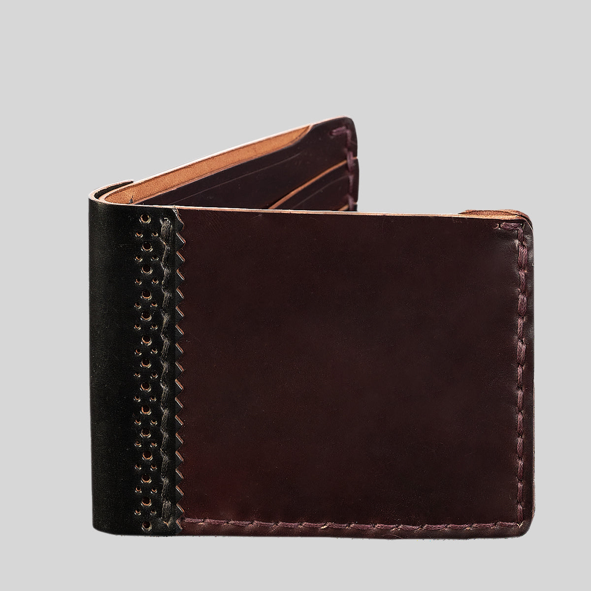 Shell Brogue Wallet No. 40 | Marble Green