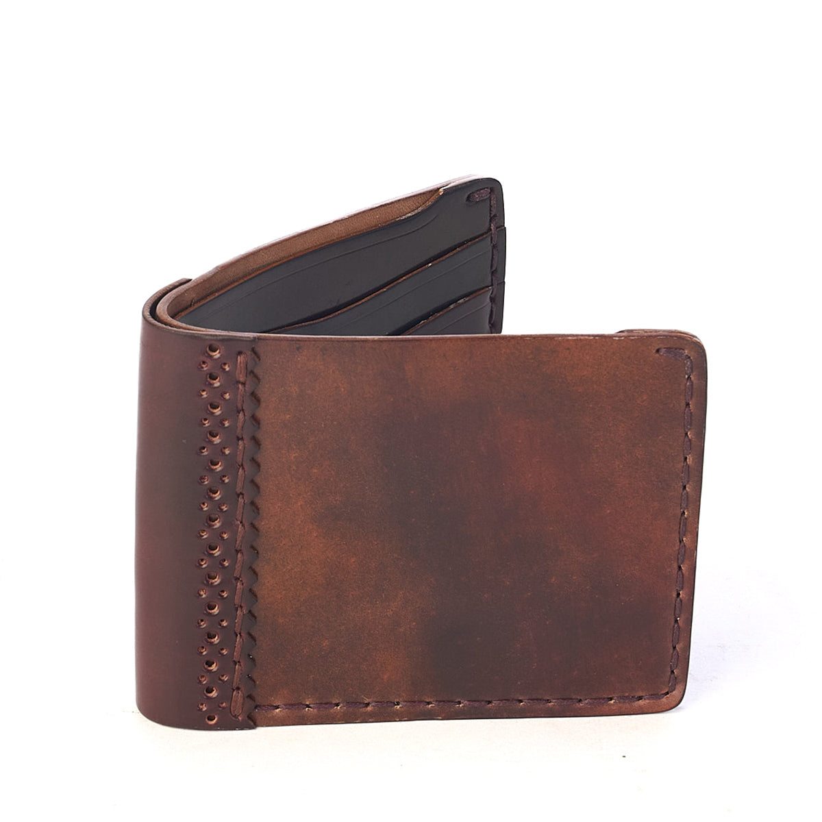 Shell Brogue Wallet No. 40 | Marble Green