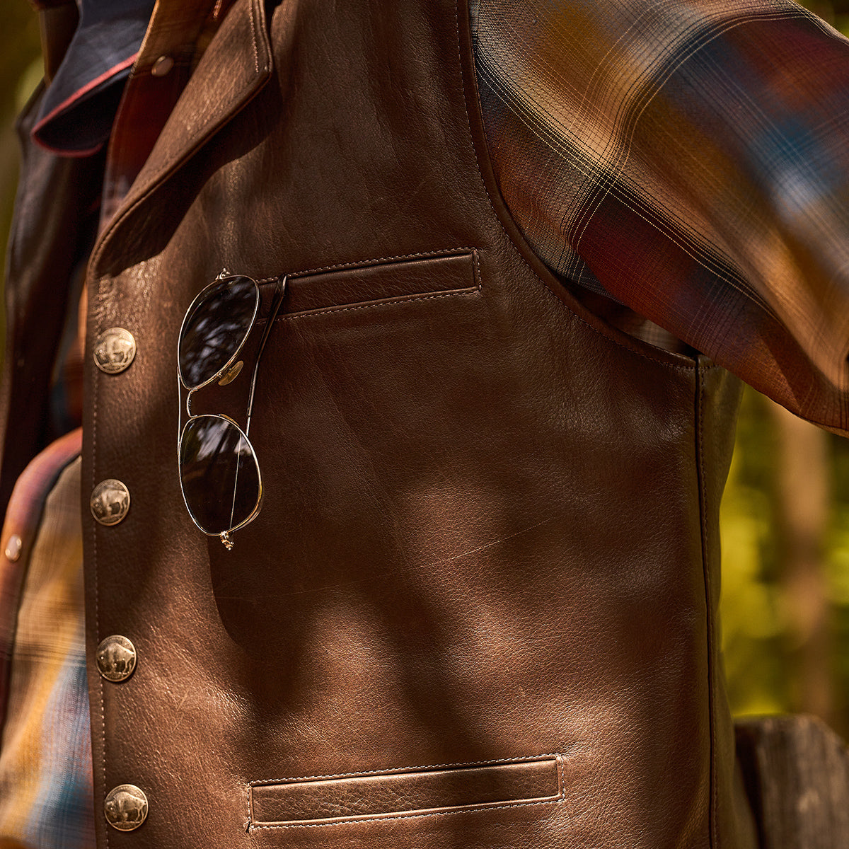 Bison Ranchers Vest No.39 | Black L.E.
